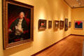 Gallery of early American art at New Britain Museum of American Art. New Britain, CT.