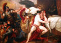 Thetis Bringing Armor to Achilles painting by Benjamin West at New Britain Museum of American Art. New Britain, CT.