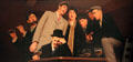 Sentimental Ballad painting by Grant Wood at New Britain Museum of American Art. New Britain, CT.