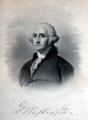George Washington engraving by J.C. Buttre after Gilbert Stuart at Strong House. Windsor, CT.