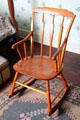 Rocking chair at Oliver Ellsworth Homestead Museum. Windsor, CT.
