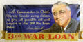 Poster showing Franklin Roosevelt promoting WW II 3rd War Loan at Connecticut Fire Museum. East Windsor, CT.