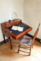 Fold down desk which belonged Jesse Deane son of Silas at Silas Deane House. Wethersfield, CT.