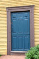 Front door of Isaac Stevens House. Wethersfield, CT.