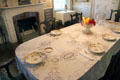 Dining room at Hurlbut-Dunham House. Wethersfield, CT.