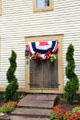 Front door of heritage house. Wethersfield, CT.