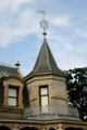 Turret of Lockwood-Mathews Mansion Museum. Norwalk, CT.