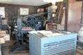 Printing shop at Mystic Seaport. Mystic, CT.