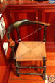 Corner chair at New London Maritime Museum. New London, CT.