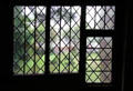Leaded glass windows at Joshua Hempstead House. New London, CT.