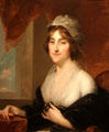 Portrait of Mrs. William Rawle by Gilbert Stuart at Lyman Allyn Art Museum. New London, CT.
