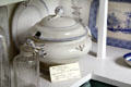 Ironstone soup tureen made in Caughley, UK at Shaw Mansion. New London, CT.