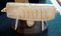 Whale & sailing ship ivory carving at Shaw Mansion. New London, CT.