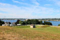 View of London, CT from Fort Griswold. Groton, CT.