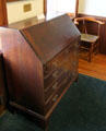 Desk of Anna Bailey, Groton Patriot of 1781 & 1813 & used by her as Post Office of Groton at Monument House Museum. Groton, CT.