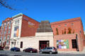 Mattatuck Museum occupies former Masonic Temple & new building. Waterbury, CT.