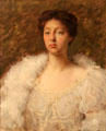 Portrait of Mary Scully by William Merritt Chase, American Impressionist, at Mattatuck Museum. Waterbury, CT.