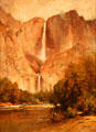 Yosemite Falls painting by Thomas Hill at Mattatuck Museum. Waterbury, CT.