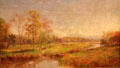 Fall Landscape painting by Jasper Francis Cropsey at Mattatuck Museum. Waterbury, CT.