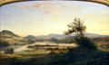 Landscape in Lakeville painting by Edward W. Nichols at Mattatuck Museum. Waterbury, CT.