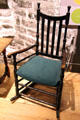 Rocking arm chair prob. from Stratford, CT at Mattatuck Museum. Waterbury, CT.