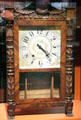 Mantle clock by Mark Leavenworth & Co., Waterbury, CT at Mattatuck Museum. Waterbury, CT.