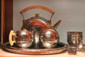 Art Deco metal coffee service by Chase Co. of Waterbury, CT at Mattatuck Museum. Waterbury, CT.