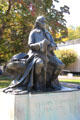 Benjamin Franklin statue by Paul Wayland Bartlett at Waterbury Public Library. Waterbury, CT.