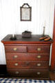 Chest of drawers at Judson House. Stratford, CT.