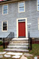 Entrance of Rider House at Danbury Museum & Historical Society. Danbury, CT.