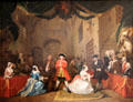 The Beggar's Opera painting by William Hogarth at Yale Center for British Art. New Haven, CT.