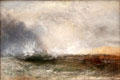 Stormy Sea Breaking on a Shore painting by Joseph Mallord William Turner at Yale Center for British Art. New Haven, CT.