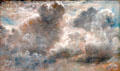 Cloud study painting by John Constable at Yale Center for British Art. New Haven, CT.