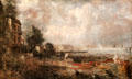 Opening of Waterloo Bridge sketch by John Constable at Yale Center for British Art. New Haven, CT