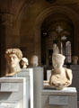 Roman portrait heads at Yale University Art Gallery. New Haven, CT.