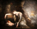 Danaë & Perseus on Seriphos painting by Henry Fuseli of England at Yale University Art Gallery. New Haven, CT.