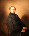 Count Charles de Mornay portrait by Eugène Delacroix of France at Yale University Art Gallery. New Haven, CT.