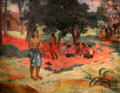 Parau Parau painting by Paul Gauguin at Yale University Art Gallery. New Haven, CT