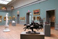 Gallery of 19th C American art at Yale University Art Gallery. New Haven, CT.