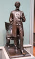Abraham Lincoln bronze sculpture by Augustus Saint-Gaudens at Yale University Art Gallery. New Haven, CT.
