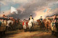 Surrender of Lord Cornwallis, Oct. 19, 1781 painting by John Trumbull at Yale University Art Gallery. New Haven, CT.