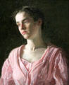 Maud Cook portrait by Thomas Eakins at Yale University Art Gallery. New Haven, CT.