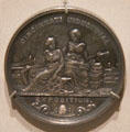 Cincinnati Industrial Exposition medal by Anthony Paquet of Philadelphia at Yale University Art Gallery. New Haven, CT.