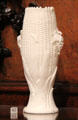 Parian ware vase in shape of corn from England at Yale University Art Gallery. New Haven, CT.