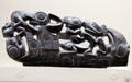 Haida argillite pipe at Yale Peabody Museum. New Haven, CT.