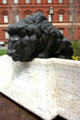 Lions of National Law Enforcement Memorial on Judiciary Square. Washington, DC.