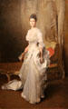 Margaret Stuyvesant Rutherfurd White portrait by John Singer Sargent at Corcoran Gallery of Art. Washington, DC.