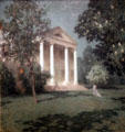 May Night with Old Lyme, CT home of Florence Griswold painting by Willard Leroy Metcalf at Corcoran Gallery of Art. Washington, DC.