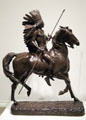 Indian Warrior bronze sculpture by Alexander Phimister Proctor at Corcoran Gallery of Art. Washington, DC.
