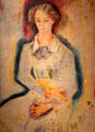 Portrait of Lotte Franzos by Oscar Kokoschka at The Phillips Collection. Washington, DC.